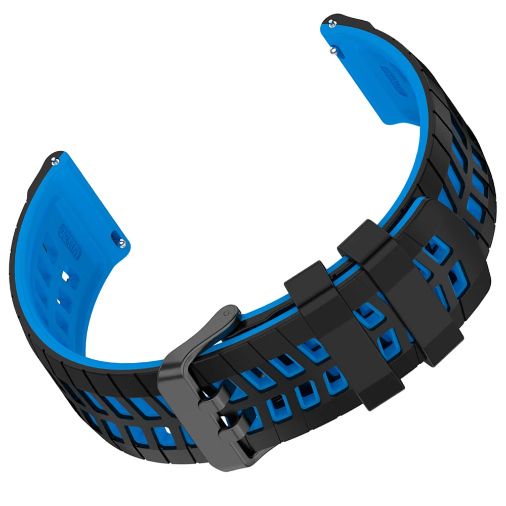 Stylish 22mm Sport Silicone Watch Band - Premium Comfort and Durability