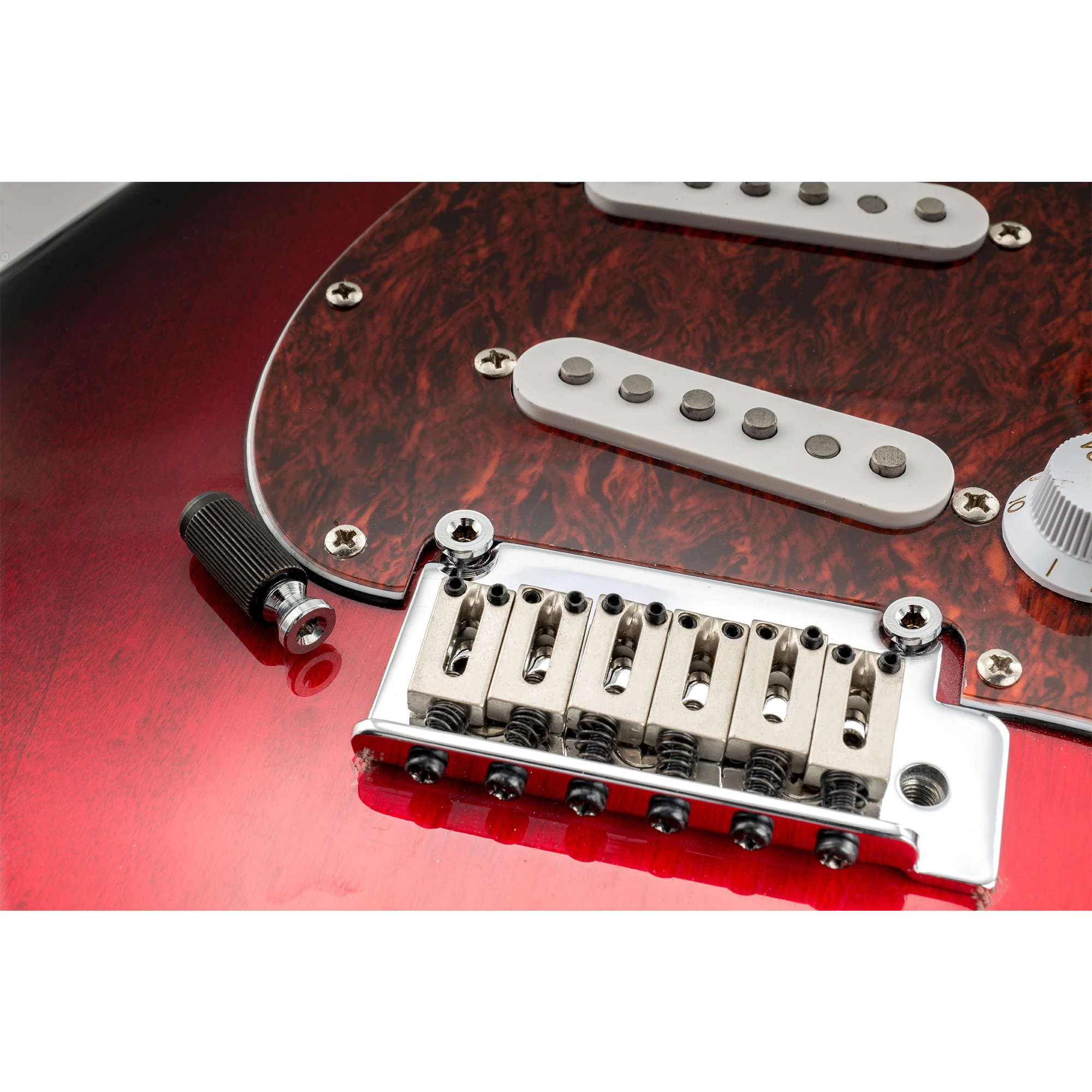 Musiclily Pro 10 mm Buchse M7 metrische Pfostenbolzen für E-Gitarre Tremolo-Brücke (2er-Set) – Detail 11