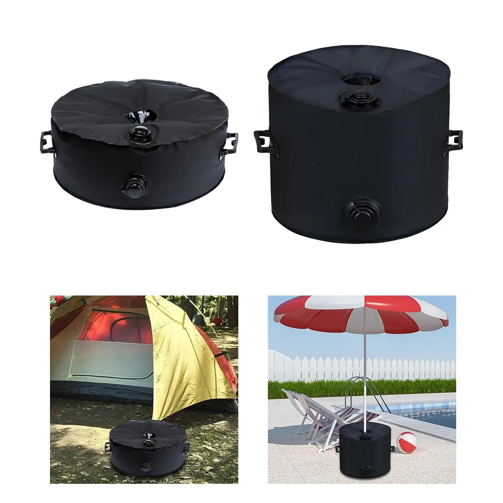 Sun Umbrella Base Stand Weight Sand Bag Water Sand Filled Canopy Sandbag Tent Weights Bags for Trampoline Yard RV Awning Lawn