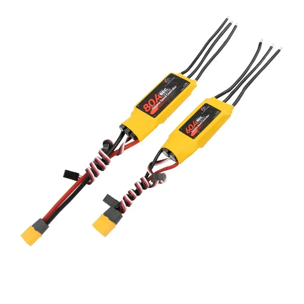 

Контроллер скорости FlashHobby Spaceman Series 60A / 80A 2-6S, ESC с UBEC для радиоуправляемых вертолетов, самолетов, квадрокоптеров, запчасти «сделай сам»