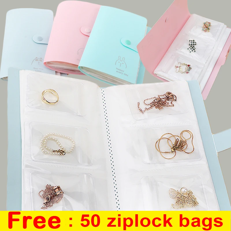 Jewelry Book Storage Organizer Folder Booklets for Fashion Fine Jewelry