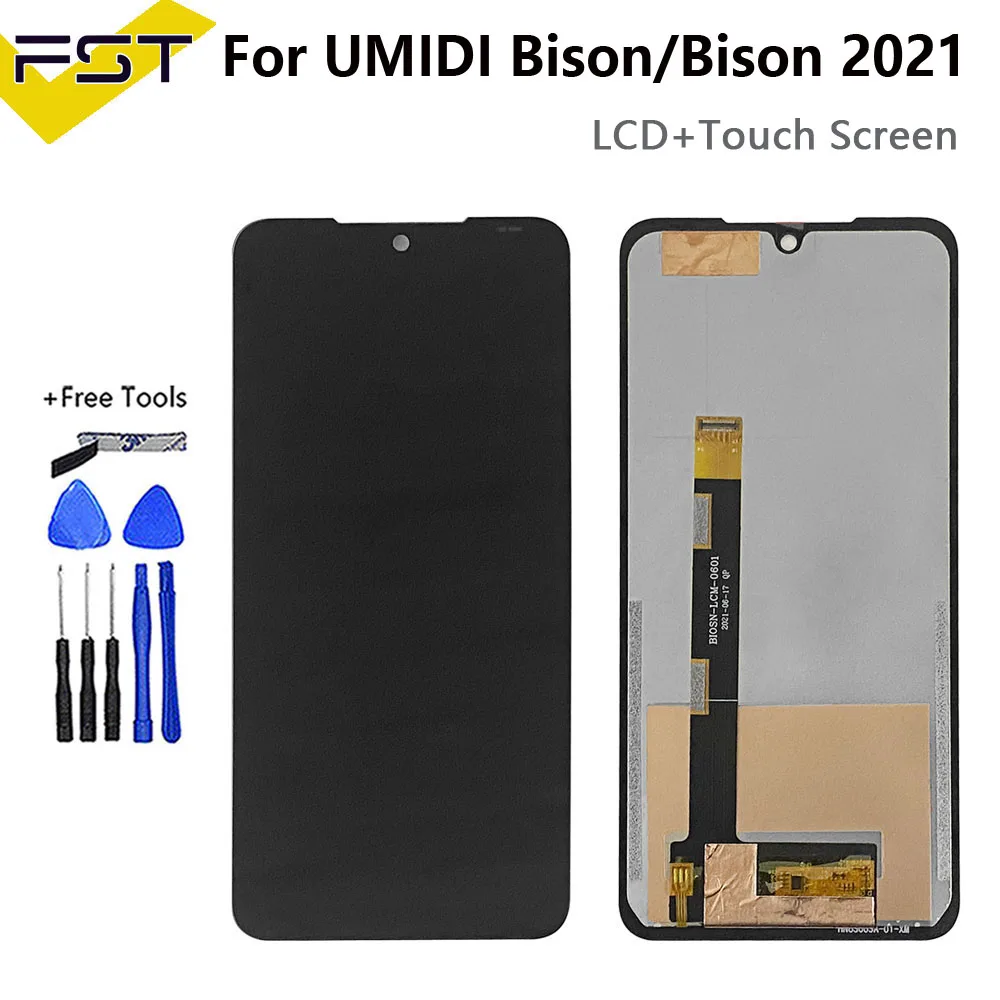 Sf08e4ecc4fa444a58e7d8b3e0bffac5bU Original Tested For UMIDIGI Bison 2021 Android 10 11 LCD Display Touch Screen Assembly For Umidigi Bison 2021 LCD Pantalla