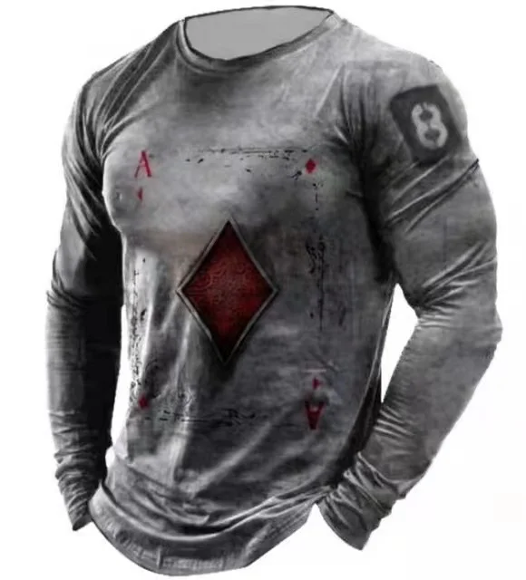 Vintage T Shirts 3d Printed Casual Long Sleeves Men's Loose Oversized T Shirts O Neck Comfort Sweatshirts European Clothes 5xl Vintage T Shirts 3d Printed Casual Long Sleeves Men's Loose Oversized T Shirts O Neck Comfort Sweatshirts European Clothes 5xl