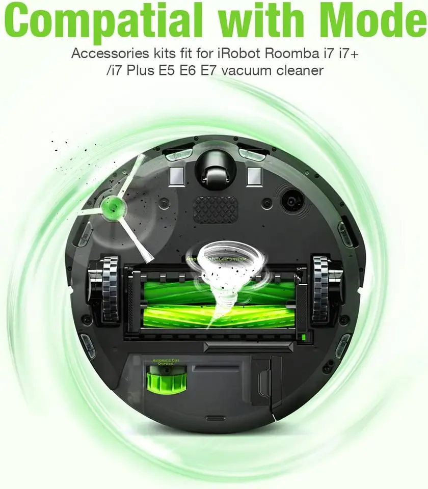 20 Pièces De Rechange Pour IRobot Roomba Séries IRobot E5,E6,E7,i7,i7