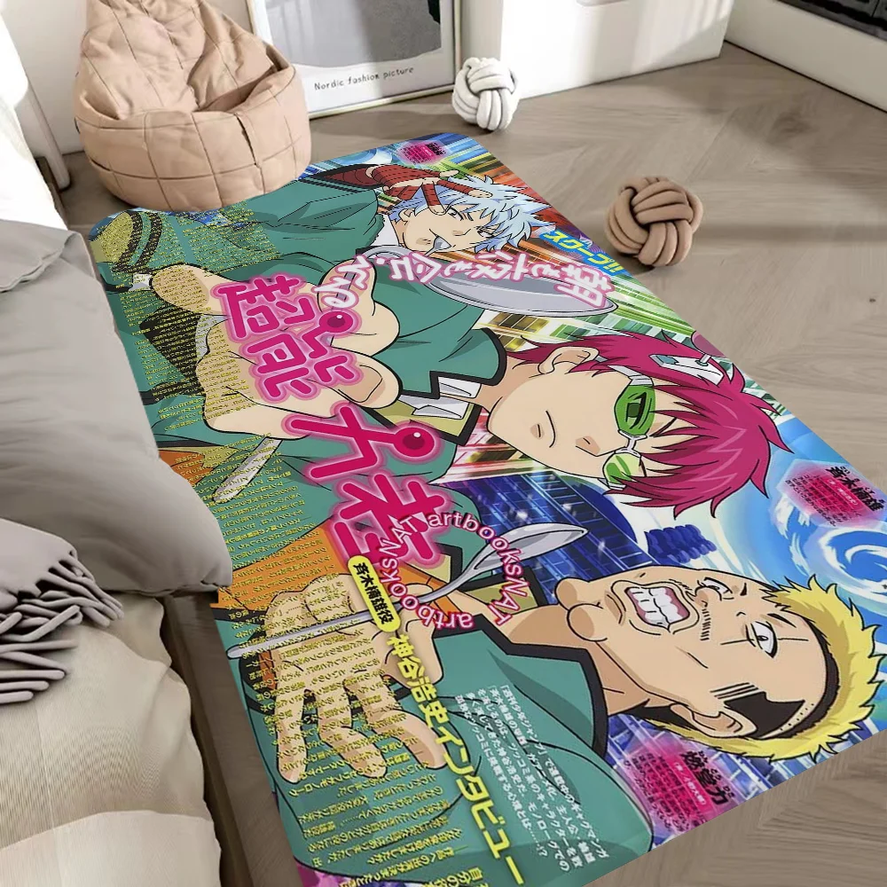 The Disastrous Life of Saiki K Saiki Kusuo   Bathroom Mat Kids Room Bedroom Decoration Balcony Anti-Slip Doormat Living Room 2