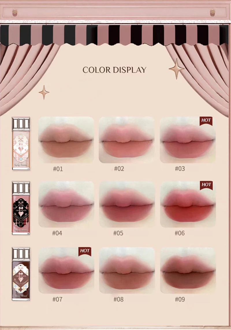 1pc Cute Angel Embossed Lip Gloss Matte Lipstick Easy To Color Long Lasting  Silky Muddy Lipgloss Pigment Lip Makeup Cosmetics