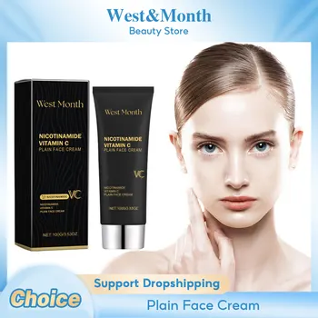Plain Face Cream Fade Fine Lines Long Lasting Concealer Brightening Smooth Waterproof Niacinamide Lazy Makeup Beauty Cosmetics