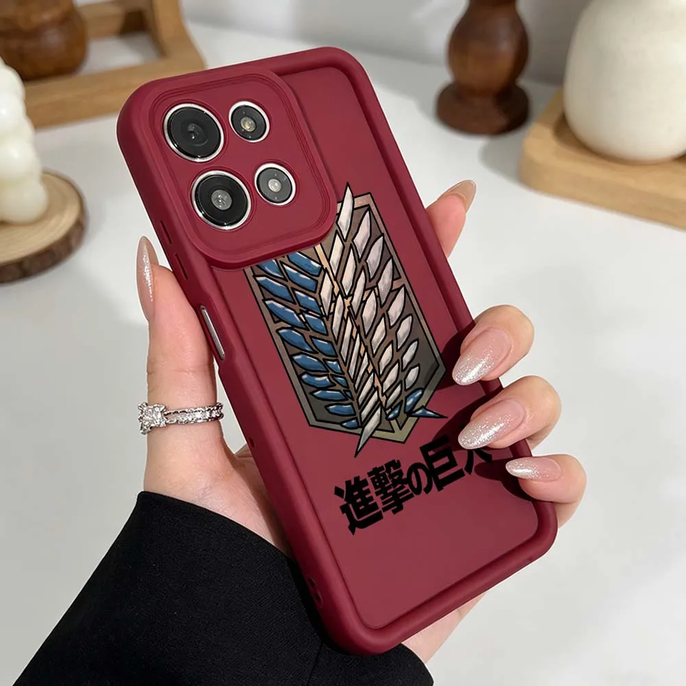 Attack On Titan Logo Silicone Phone Case
