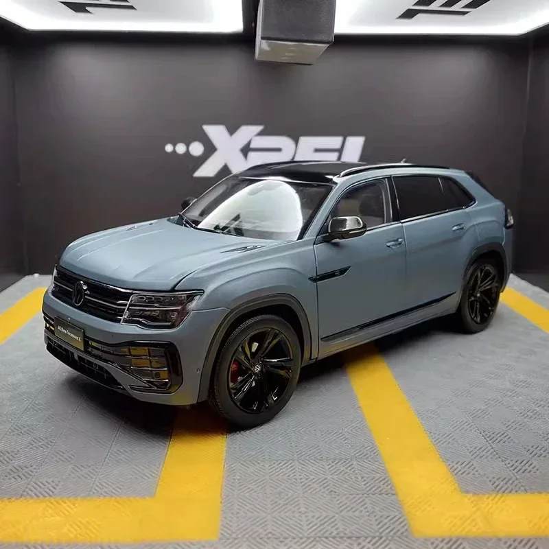 

1:18 оригинальный sаик Volkswagen-новый путь на X Teramont 2022 модель автомобиля из сплава демонстрация игрушек коллекционные подарки