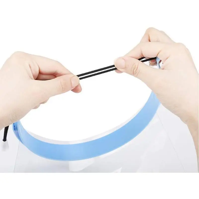 1 Set Dental Dental Face Shield For Dentist Protective Detachable 1 frame 10 visor films Anti-Fog Dustproof