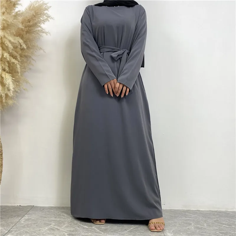thumbnail image 1 of Modest Abaya Ramadán Turquía Kaftan ropa islámica musulmana para damas vestido Hijab bata mujer musulmana caftán marroquí Vestidos, 1 of 5
