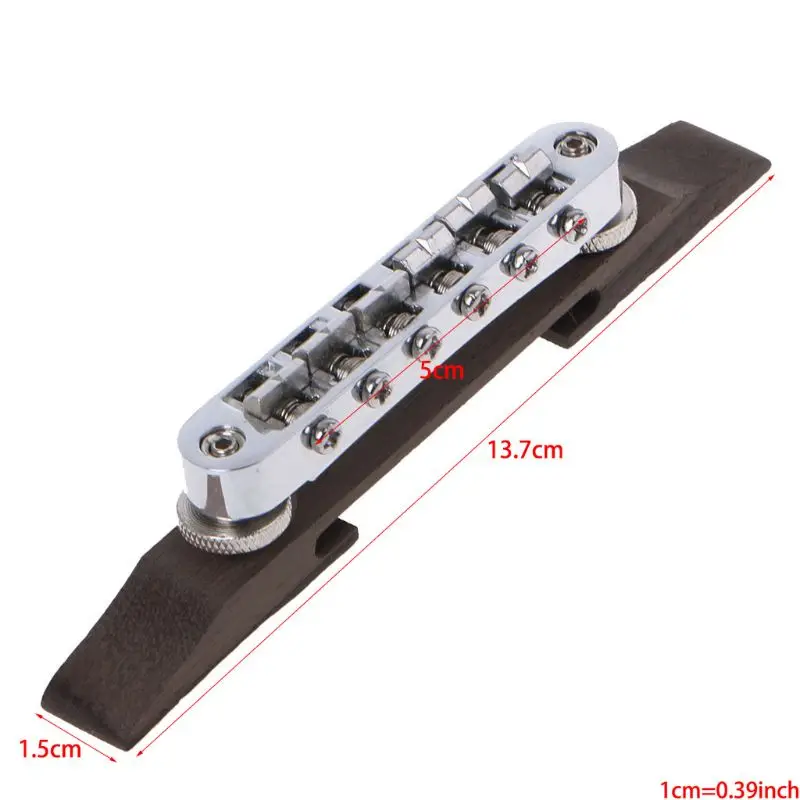 

Adjustable Rosewood Bridge Roller Saddles For Les Guitar E56D