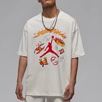 Nike officiel Jordan homme doux pour la peau respirant col rond T-Shirt HJ3965-133 1