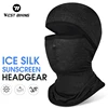 WEST BIKING Cycling Full Face Mask Summer Ice Silk Sunscreen Headgear Breathable Helmet Liner Balaclava Outdoor MTB Riding Gear 1