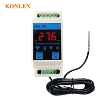 WIFI Digital Temperature Alarm Sensor with Relay Controller External Probe Thermometer Tuya Smart Life Thermostat Remote Monitor