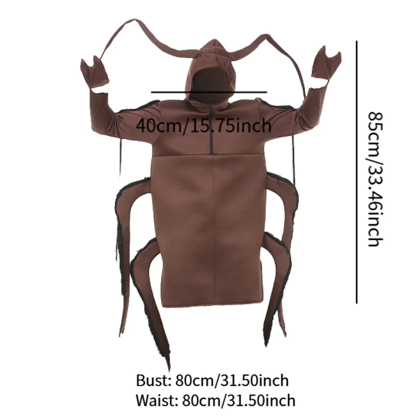 Cockroach Costume Halloween Costume for Theme Party Festival Pretend Play
