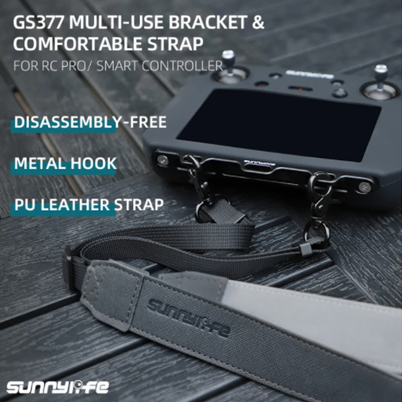 Remote Controller Hanger Disassembly-Free Bracket With Strap Shoulder Belt Lanyard For Dji Rc Pro/ Smart Controller Accessories