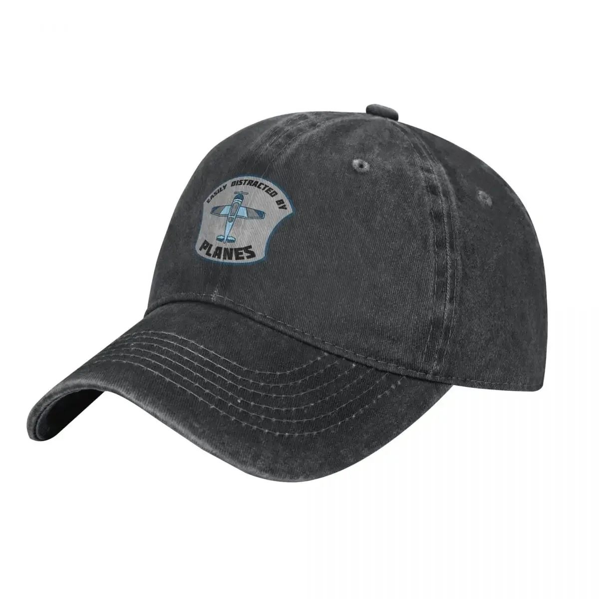 

Easily Distracted By Planes Cowboy Hat Golf Hat Man Icon For Man Women's