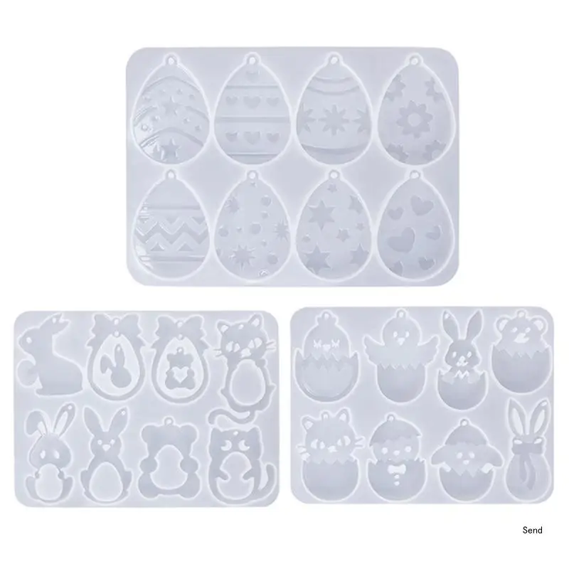 

Easter themed Jewelry Crafting Mould Durable Various Shapes Silicone Mold