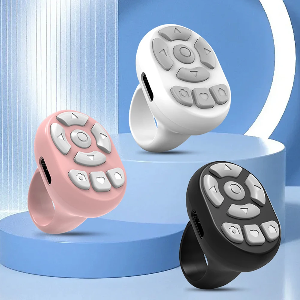 Bluetooth Wireless Remote Control for E-books and Selfies