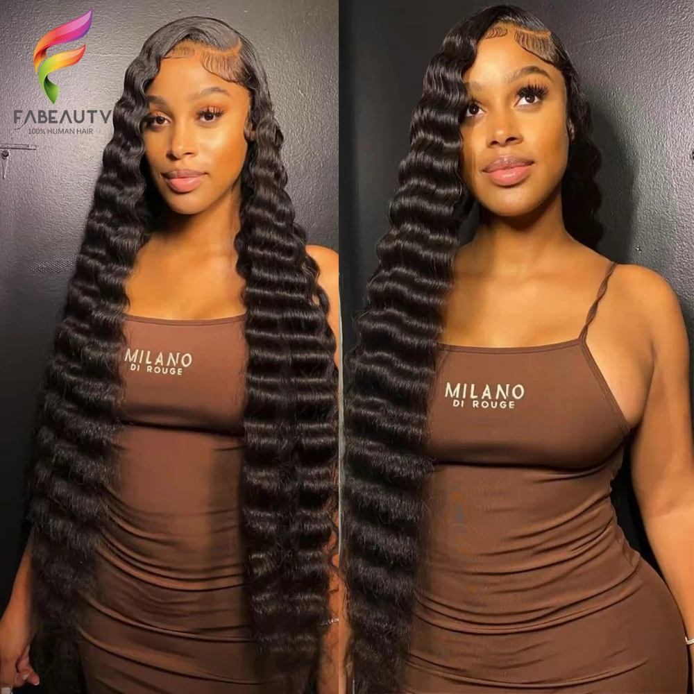 

12A Peruvian Deep Wave Bundle Deals 100% Unprocessed Remy Human Hair Weave Extensions Wet and Wavy Hair Bundles Cheveux Humain