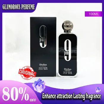 100ML 3.4FL.OZ 9PM Profumo da uomo, Colonia di note orientali gourmet a lunga durata, Eau De Parfum, Feronomas Profumo Hombre 1