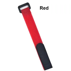 Reusable Hook and Loop Nylon Cable Straps - Durable and Functional Fastening Ties, Multiple Lengths - 200mm (Red 10pcs)