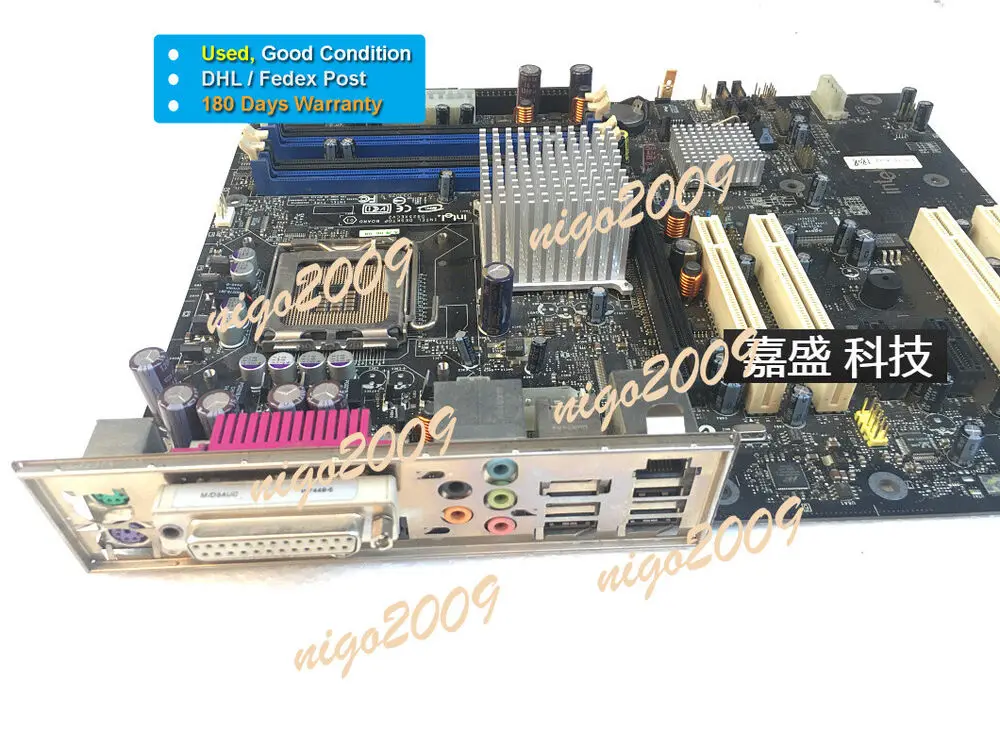 Б/у плата контроллера PLC Intel D925XECV2, 775 контактов, протестированная, 180 дней гарантии