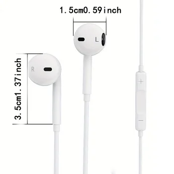 Le cuffie Type-C sono cablate per telefoni cellulari 16/15/17 con connettore piatto in-ear TYPE-C per Samsung, Xiaomi, Vivo e OPPO. Uno più uno