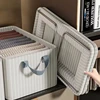 Foldable Clothes Storage Bag Large Capacity Cotton Quilt Moisture Dustproof Storage Box Portable Wardrobe Clothes Organizer 1