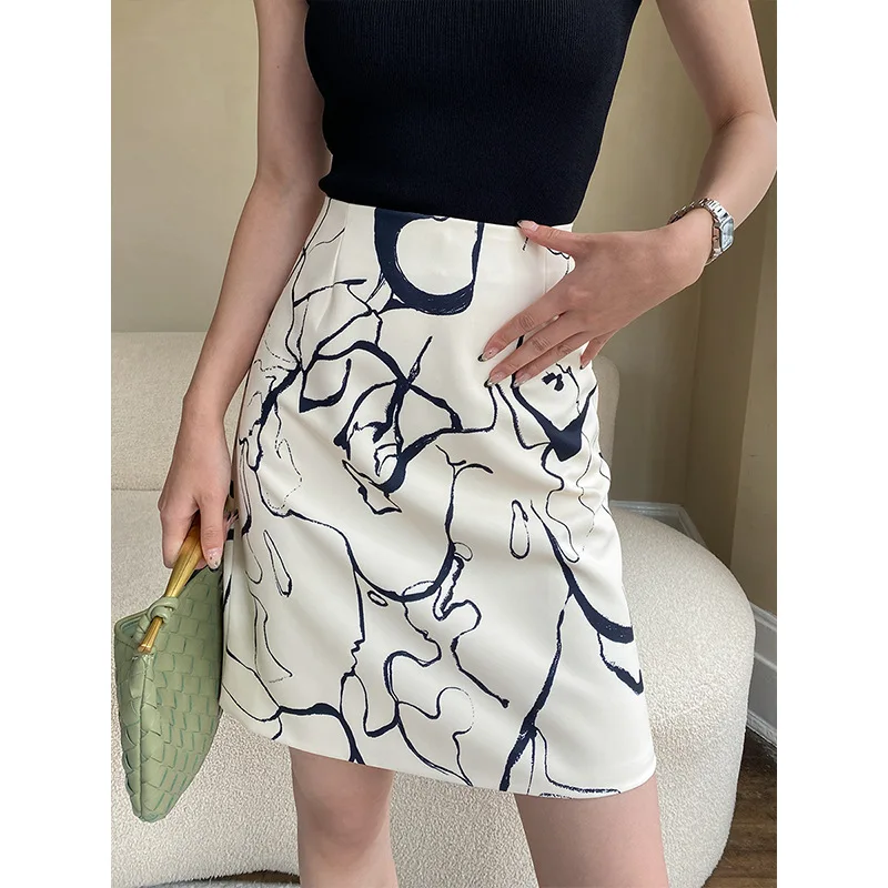 

A-line Short Falda women skirts white Skirt