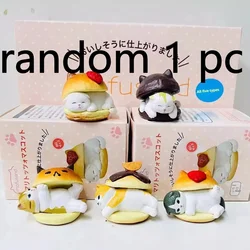 Plump Series Blind Box Cat Figures - Kawaii Desktop Decorations & Trendy Toy Gifts (Random 1 pc)