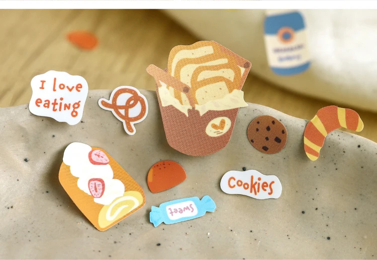 1 pc Pocket Life Diary Series Kawaii Cartoon Die Cut Sticker DIY Scrapbook Decor Journal Supplies Aesthetic Stationery