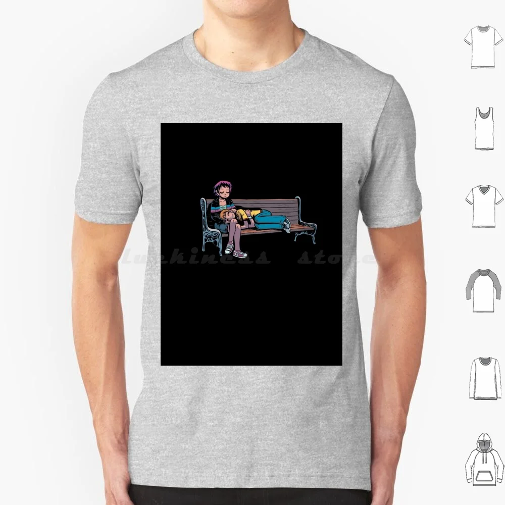 Tutto Va Bene, Scott. Maglietta Big Size 100% Cotone Pilgrim Ramona Flowers Coltelli Chau At Demon Head Sex Bob Omb Sex