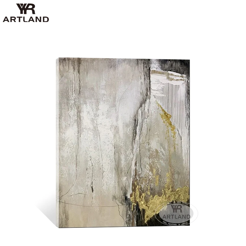 

Modern Abstract Wall Poster For Home Decoration Hand Drawn Canvas Oil Painting Texture Hanging Picture For Living Room Entrance