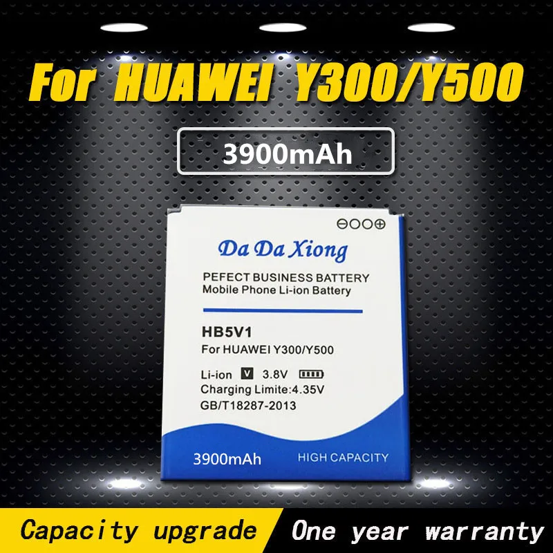 Высококачественный аккумулятор 3900 мАч HB5V1 для телефона Huawei Y300 Y300C Y511 Y500 T8833 U883