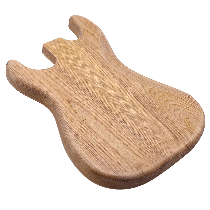 Ashwood Electric Guitar Body DIY Guitar Barrel 2 Pieces Wood Combine Guitar Part 5.6cm Heel Width New Arrival