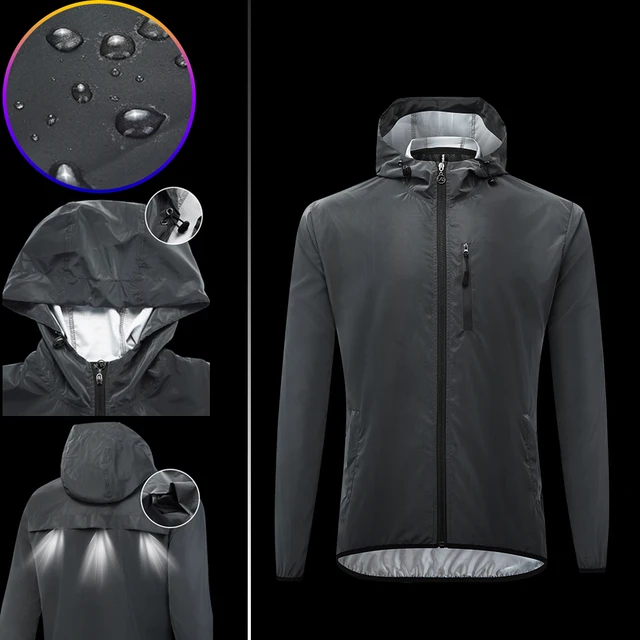 Holographic Reflective Hooded Windbreaker Jacket 3