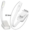 LED Clip Book Light Read Table Lamp 3 Color Brightness Night Lights Flexible Desk Lamps Portable Dormitory Light Travel Lighting 6