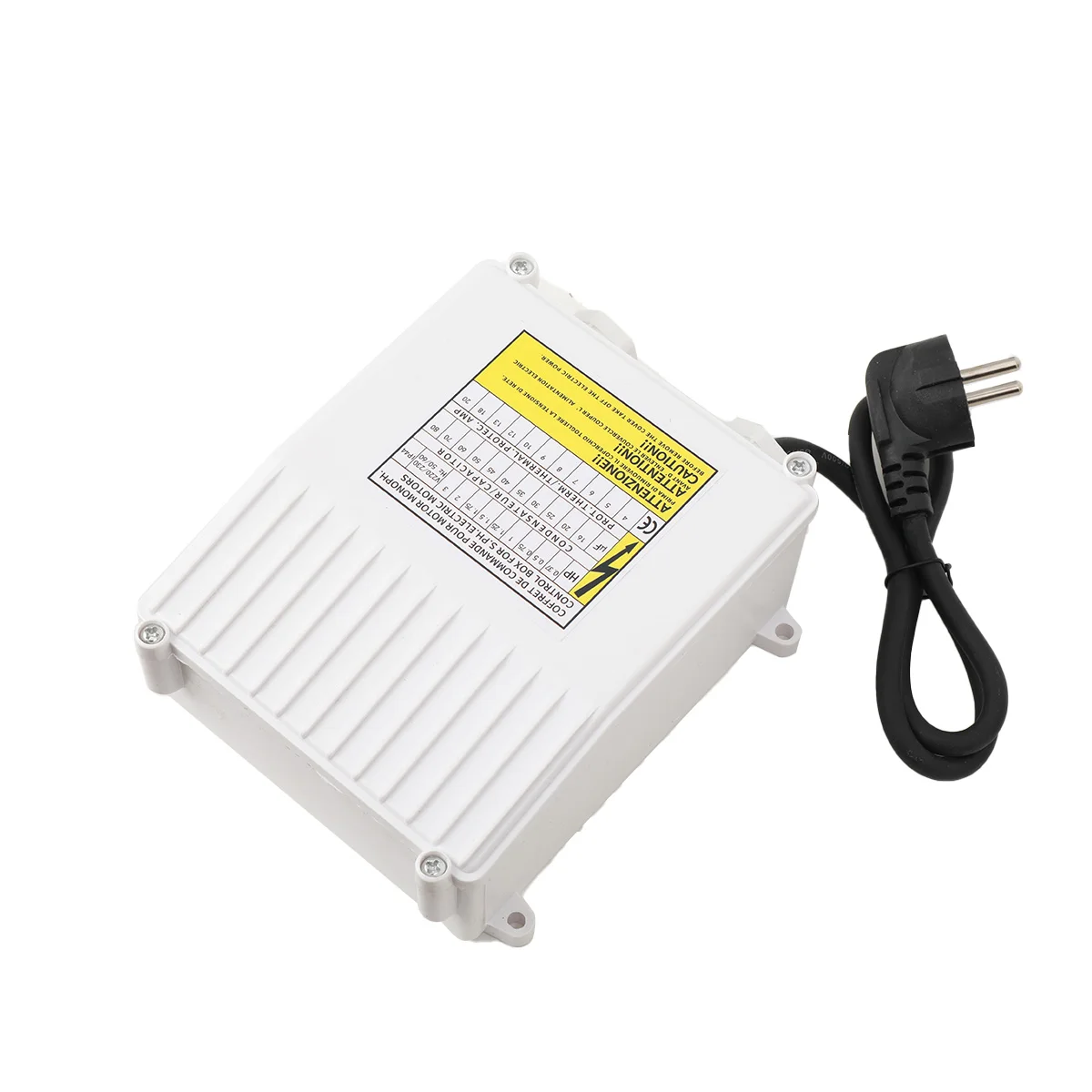 750 W 35 uf Pumpen-Steuerbox, integrierter Wärmeschutz-Leistungsschalter-Controller für Tiefbrunnen-Tauchsaugpumpen 8 A – Detail 19