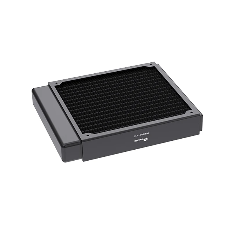 Bykski Preto Água de Refrigeração 140 mm Radiador de Cobre Cerca de 30 mm de Espessura Melhor para 12cm 25 mm de Espessura Ventilador Cr-rd140rc-tn-v3 - Imagem 5