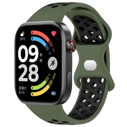 Silicone Sports Wristband Bracelet - Soft and Comfortable Band Strap for Smartwatches (Army Black)