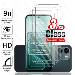 Triple Pack Premium 9H Tempered Glass Screen Protector for Oppo A6 Pro 5G (Transparent)