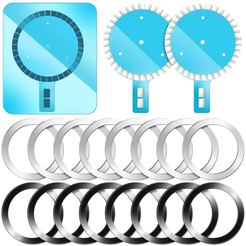 Enhanced Magnetic Ring Sticker for Seamless Wireless Charging Adapter