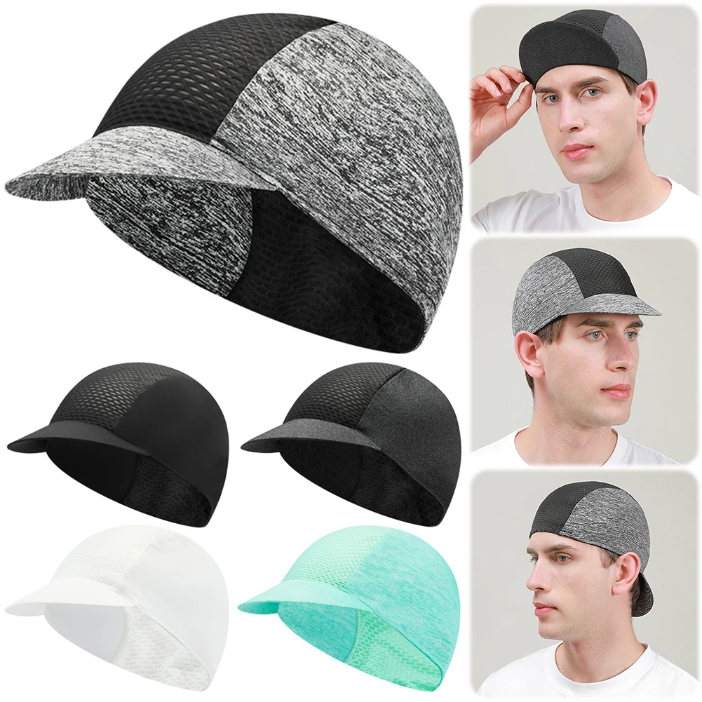 Motorcycle Bicycle Caps Breathable Mountain Bike Caps Sweat Wicking Under Helmet Sunproof Hat for Outdoor Sports 5