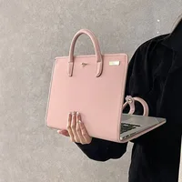 Nouveau sac de Protection pour ordinateur 13/14/15.6/16 pouces, sac d'ordinateur combiné et étui de Protection, sac pour ordinateur portable rose 4