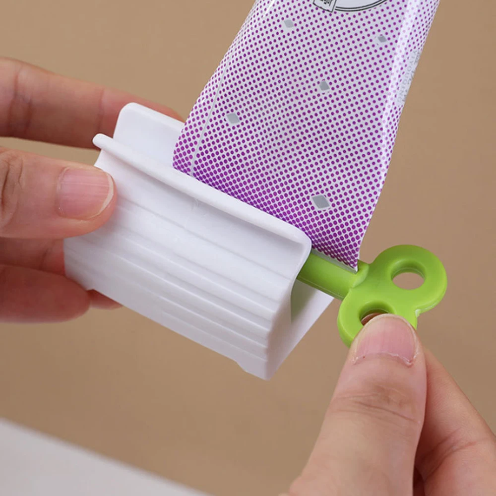 Toothpaste Squeezers 6 Pcs Multi-Purpose Dispenser Rolling Holder Stand