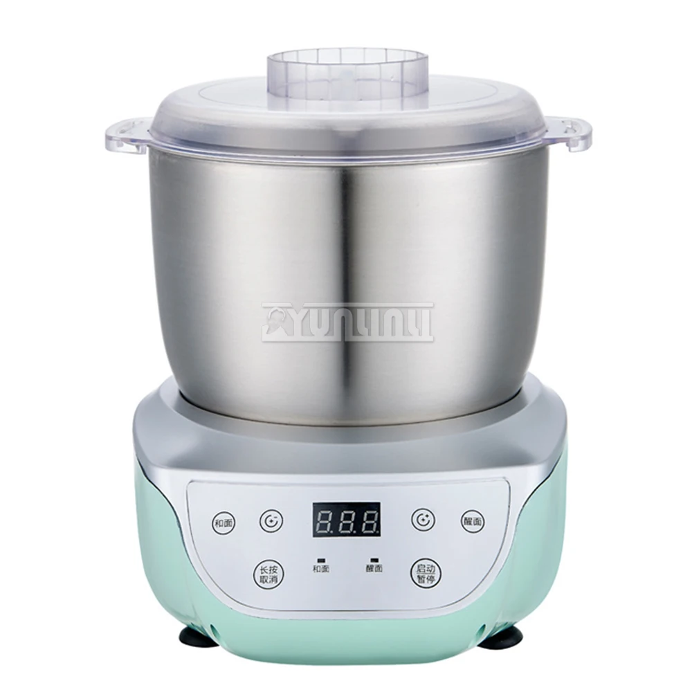 3.5L Electric Dough Kneader Pasta Maker Stainless Steel Dough Press Mixer Machine Noodle Stirring Kneading Machine lab disperser homogenizer mixer stirring and grinding dispersing machine 220v digital display timing automatic lifting