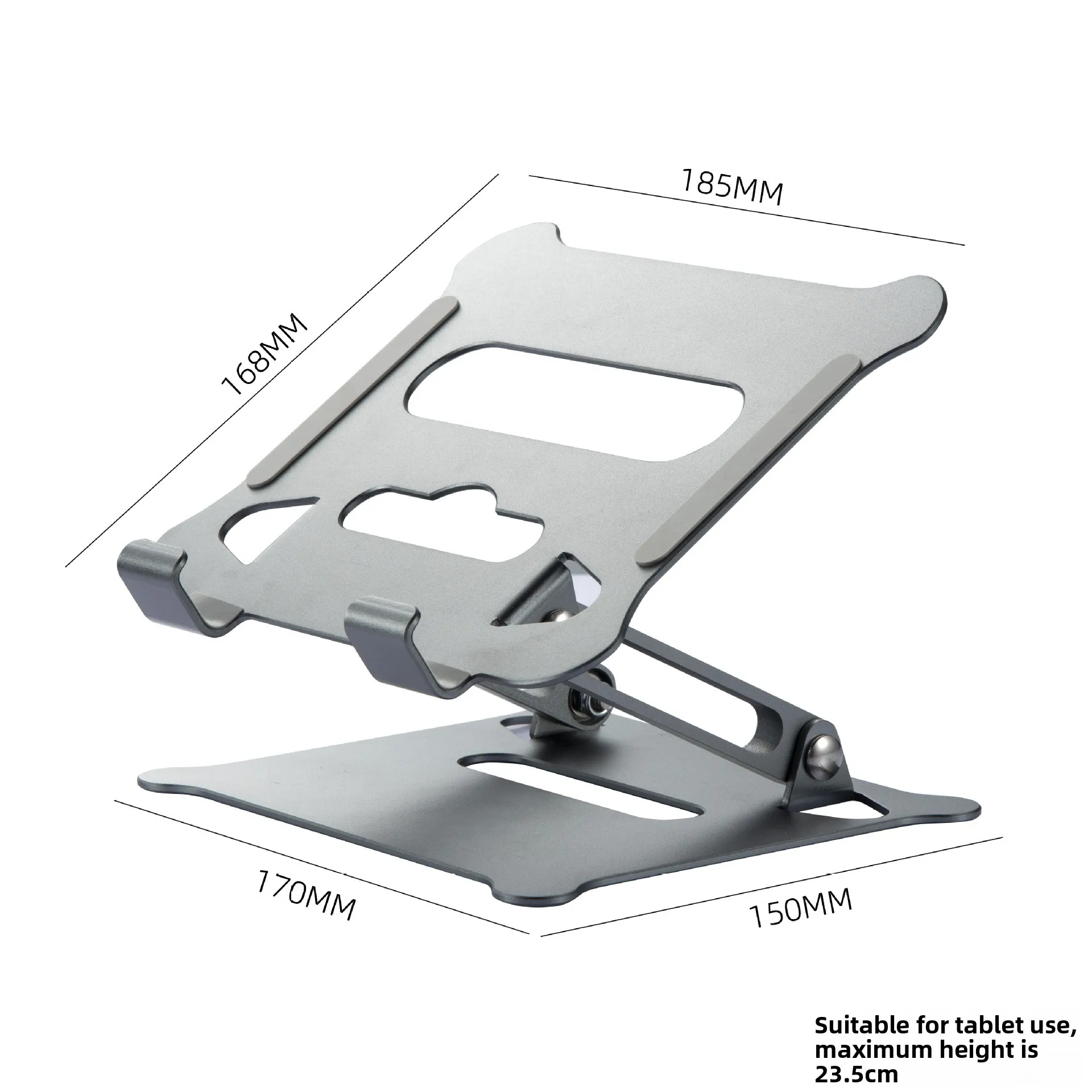 Adjustable Portable Aluminum Laptop and Tablet Stand