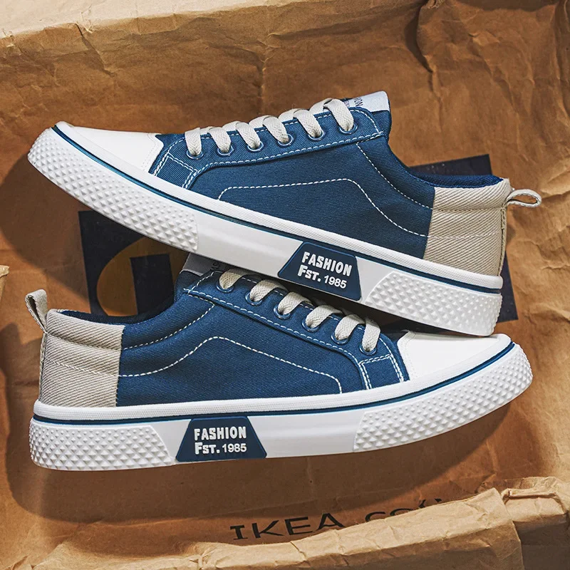 2026 Men Casual Shoes Mens Canvas Shoes for Men Shoes Men Fashion Flats Brand Fashion Men's Driving Sneakers - 3